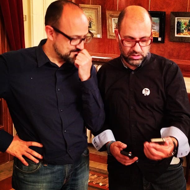 16-5-2013 #trinxat, presa 27 amb Josep Maria Ganyet i Ricard Castellet